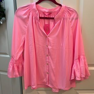 Lilly Pulitzer Dakota top in pelican pink NWT